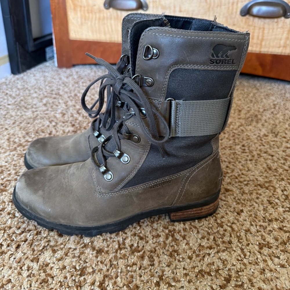 Sorel Waterproof Combat Boots